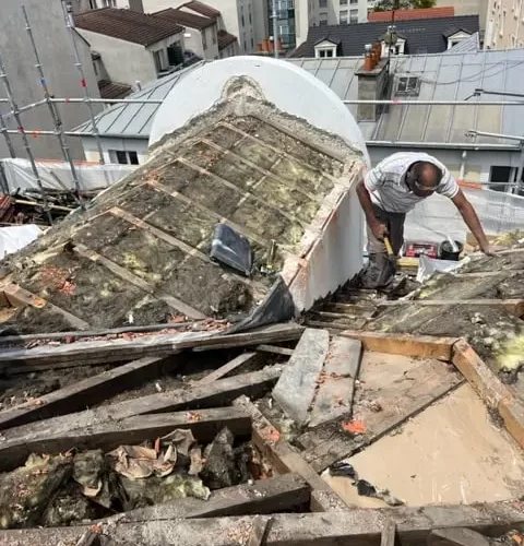 Dépannage fuite toiture en urgence