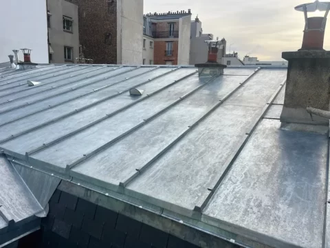 Travaux de zinguerie et gouttières